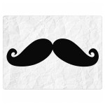 Mustache mouse pad Cbkreation