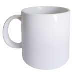 White ceramic mug