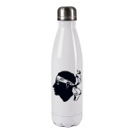 isothermic stainless steel bottle - Corsican flag by Cbkreation