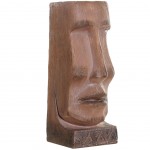 Brown Face Resin Flower Pot
