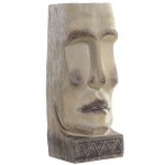 Beige Face Resin Flower Pot