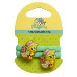 Set of 2 Foam Hair Ties Tweety