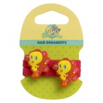 Set of 2 Foam Hair Ties Tweety