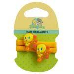 Set of 2 Foam Hair Ties Tweety