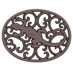 Salamander wrought iron trivet cast iron look 24.5 cm