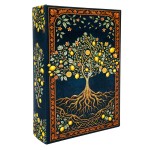Decorative book storage box vintage lemon tree 26 cm