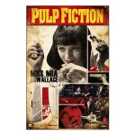 Pulp Fiction Mia Wallace Vintage Movie Poster 61 x 91 cm