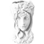White female face planter