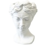 White female face planter