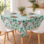 Orchid square tablecloth 140 x 140 cm