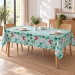 Orchid rectangular tablecloth 140 x 240 cm