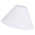 White cone lampshade � Height 18.5 cm
