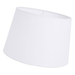 White drum lampshade � Height 24 cm