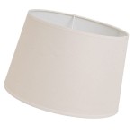 Beige Drum Lampshade � Height 18.5 cm