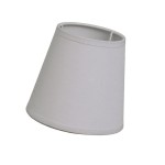 Unimasa small grey lampshade E14 E27 13 cm for table lamp