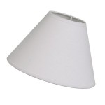 Light Grey Conical Lampshade 22 cm E14 and E27