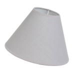 Grey Conical Lampshade 25 cm Compatible with E14 and E27
