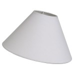 Grey Conical Lampshade 30 cm Compatible with E14 and E27