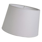 Grey Cylindrical Lampshade 35 cm Compatible with E14 and E27