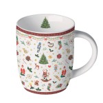 Small fine bone china mug 0.2 L  Classic Christmas  Ambiente