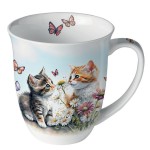 Kittens and Butterflies Fine Bone China Mug 400 ml  Ambiente