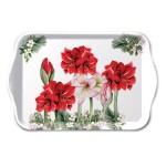 Mini tray  Red amaryllis  Ambiente