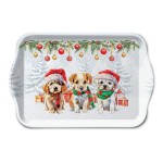 Christmas mini tray  Christmas Puppies  Ambiente