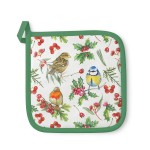 Winter birds pot holder  20 x 20 cm