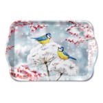 Christmas mini tray  Winter Blue Tits  Ambiente