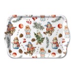 Christmas mini tray  Children and snowman
