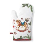 Christmas toy oven mitt  18 x 30 cm