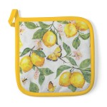 Lemon & Butterflies Cotton Pot Holder 20 � 20 cm