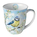 Blue Tit mug  Ambiente  fine porcelain  0.4 L