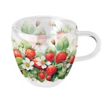 Double-Walled Tea Cup  Delicious Strawberries  Ambiente