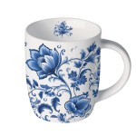 Small mug traditional blue flowers