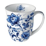 Blue Floral Fine Bone China Mug 400 ml  Ambiente
