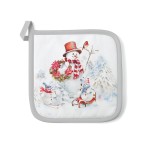 Snowman pot holder  20 x 20 cm