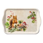 Melamine Mini Tray Squirrel and Robin