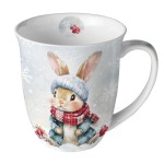 Fine Bone China Winter Bunny Mug 400 ml