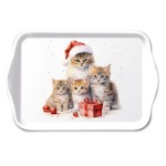 Melamine Mini Tray Christmas Kittens