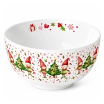 Fine Porcelain Bowl Christmas Gnomes 0.40 L