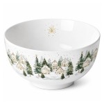 Fine Porcelain Bowl Christmas Village 0.40 L