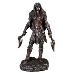 Viking Warrior with Double Axes 15 cm