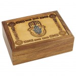 Fatima engraved small box carved