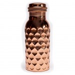 Copper bottle hammered 500 ml