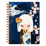 Kimmidoll Minami A5 spiral notebook 152 lined pages flowers