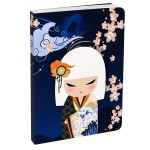 Kimmidoll Minami A6 notebook 192 lined pages Japanese flowers