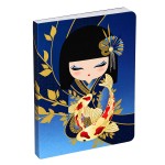Kimmidoll Rikiyo A6 notebook 192 lined pages Japanese koi carp