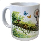 Ceramic mug with koala nature illustration � 350 ml