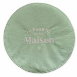 Glitter Round Placemat Embroidered